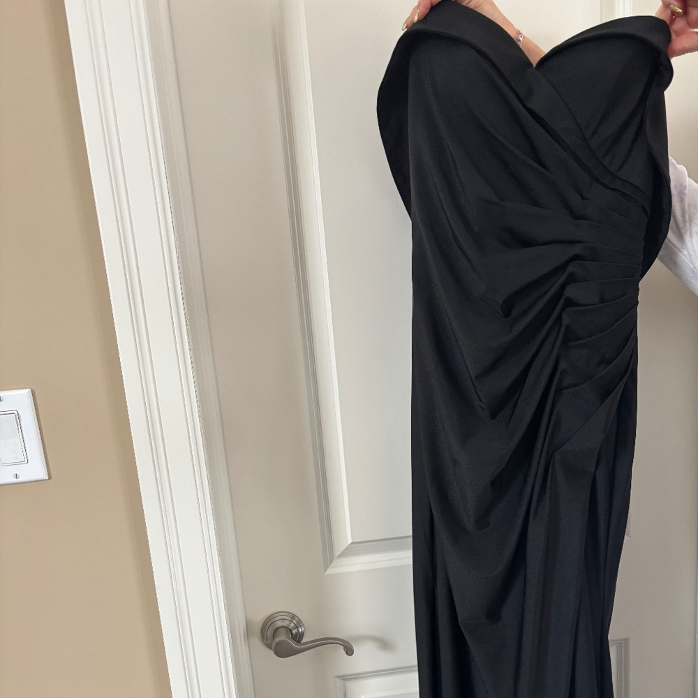 Black bridesmaid dress